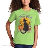 Halloween It's Just A Bunch Of Hocus Pocus Kids T-Shirt thumb 2