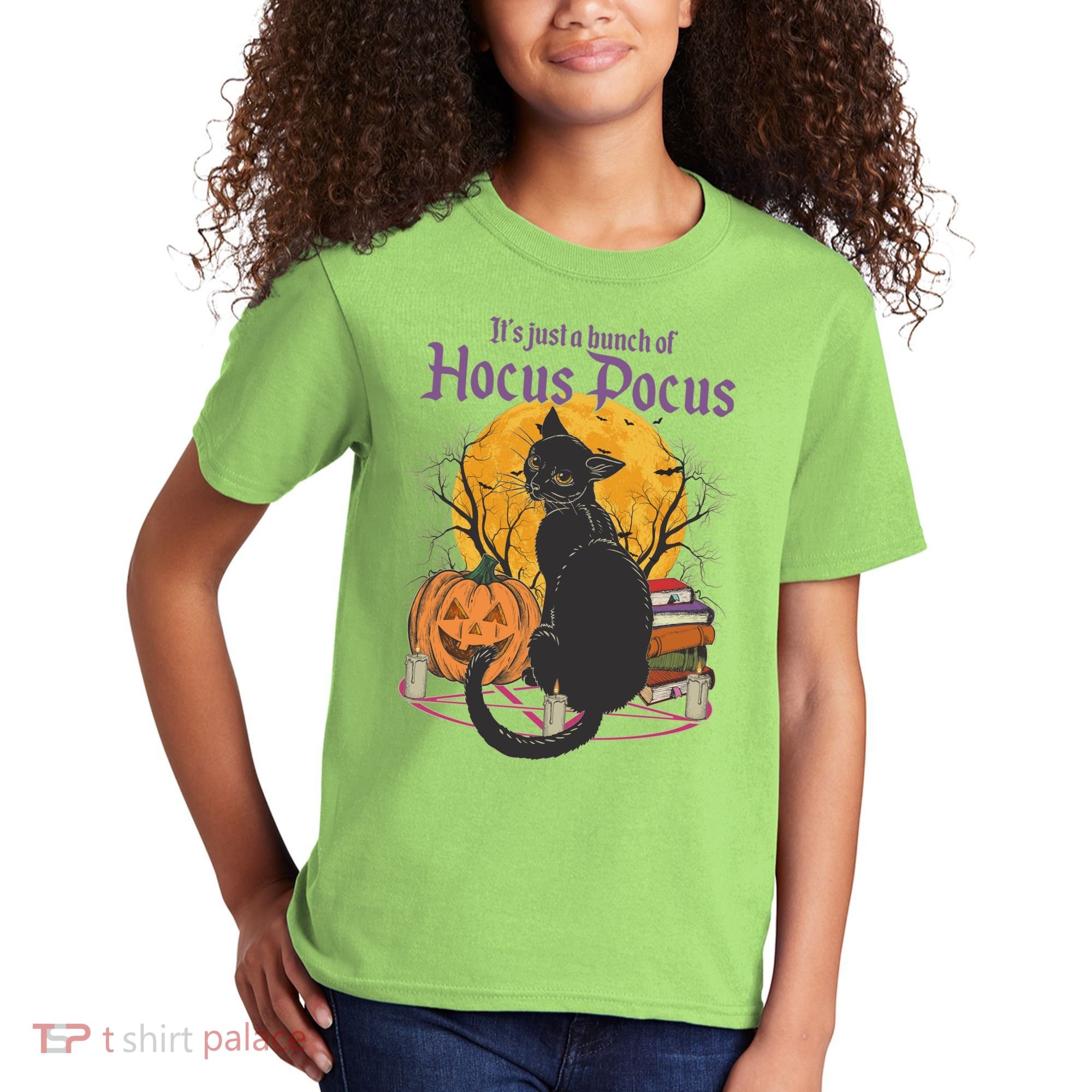 Halloween It's Just A Bunch Of Hocus Pocus Kids T-Shirt
