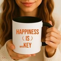 Happiness Is Key (Whiskey) Coffee Mug thumb 3