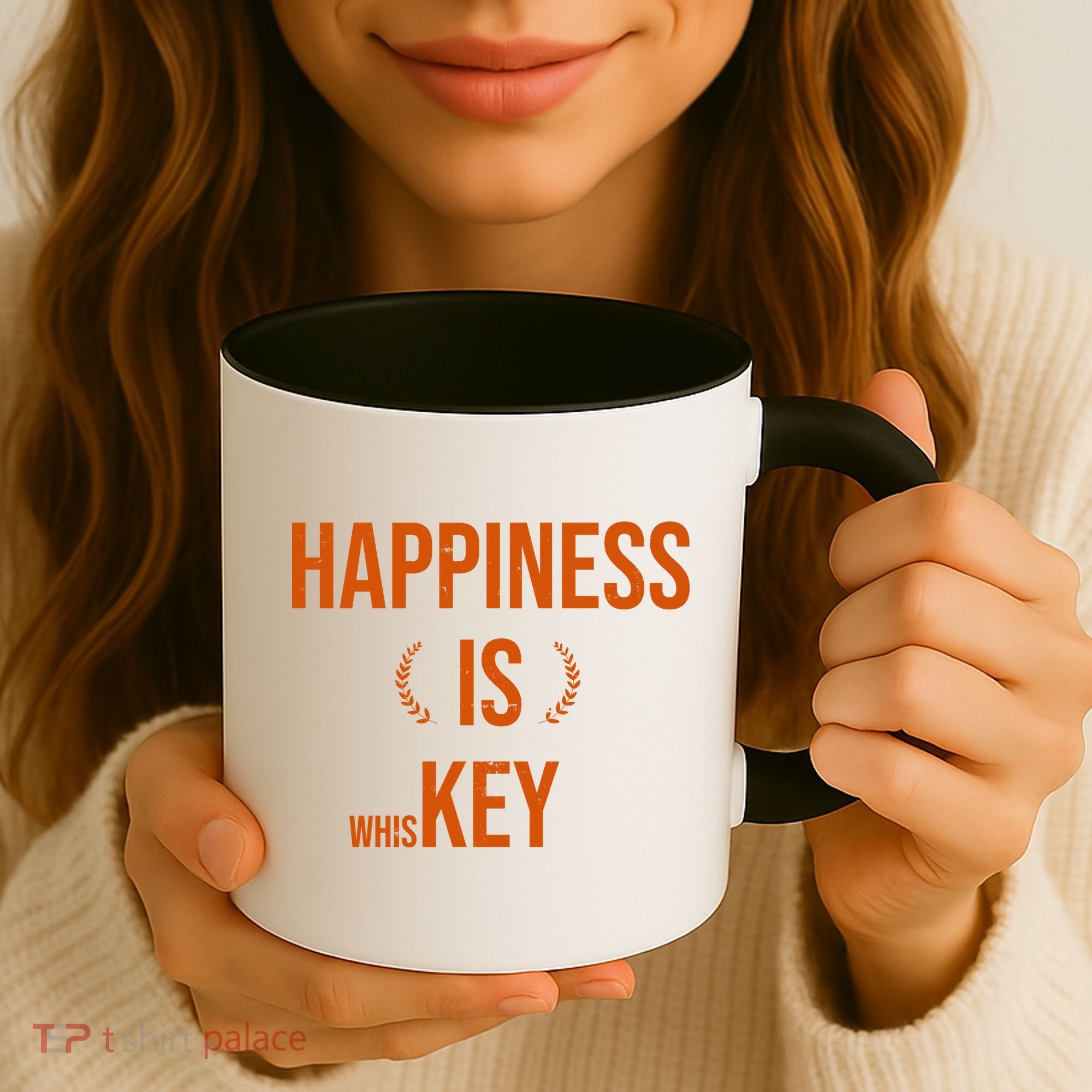 Happiness Is Key (Whiskey) Coffee Mug