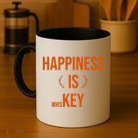 Happiness Is Key (Whiskey) Coffee Mug thumb 4