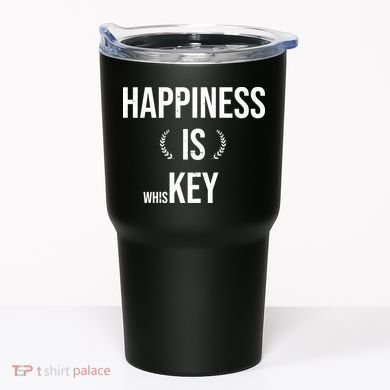 Happiness Is Key (Whiskey) Tumbler