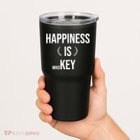 Happiness Is Key (Whiskey) Tumbler thumb 2