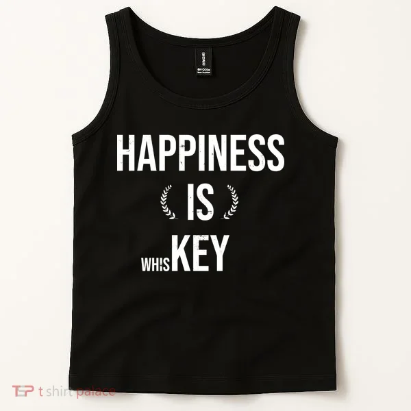 Happiness Is Key (Whiskey) Tank Top