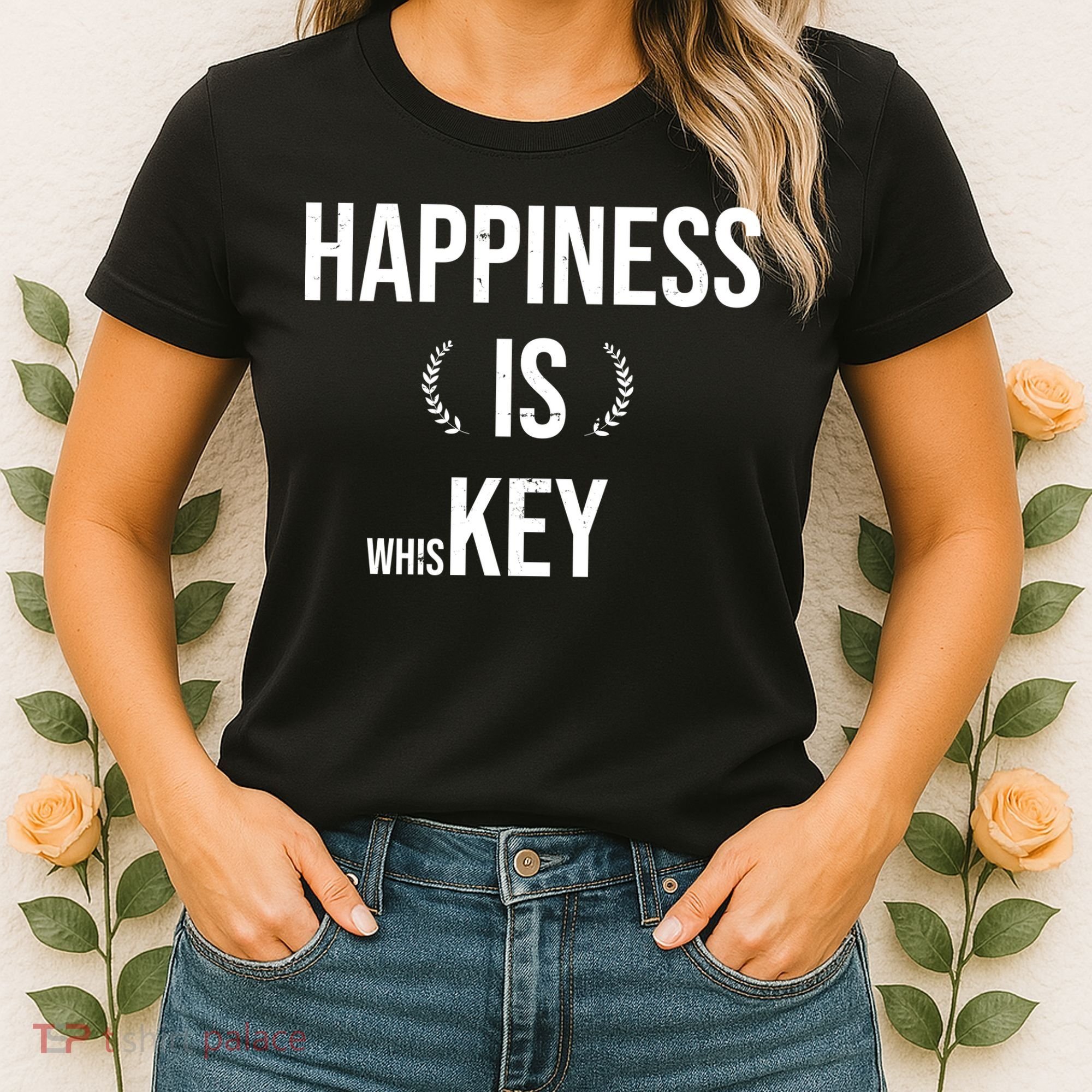 Happiness Is Key (Whiskey) Women's T-Shirt