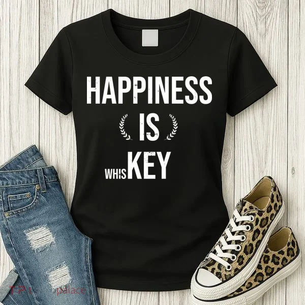 Happiness Is Key (Whiskey) Women's T-Shirt