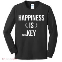 Happiness Is Key (Whiskey) Kids Long Sleeve Shirt thumb 0