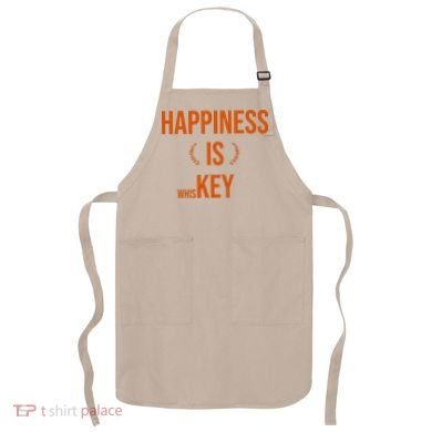 Happiness Is Key (Whiskey) Apron