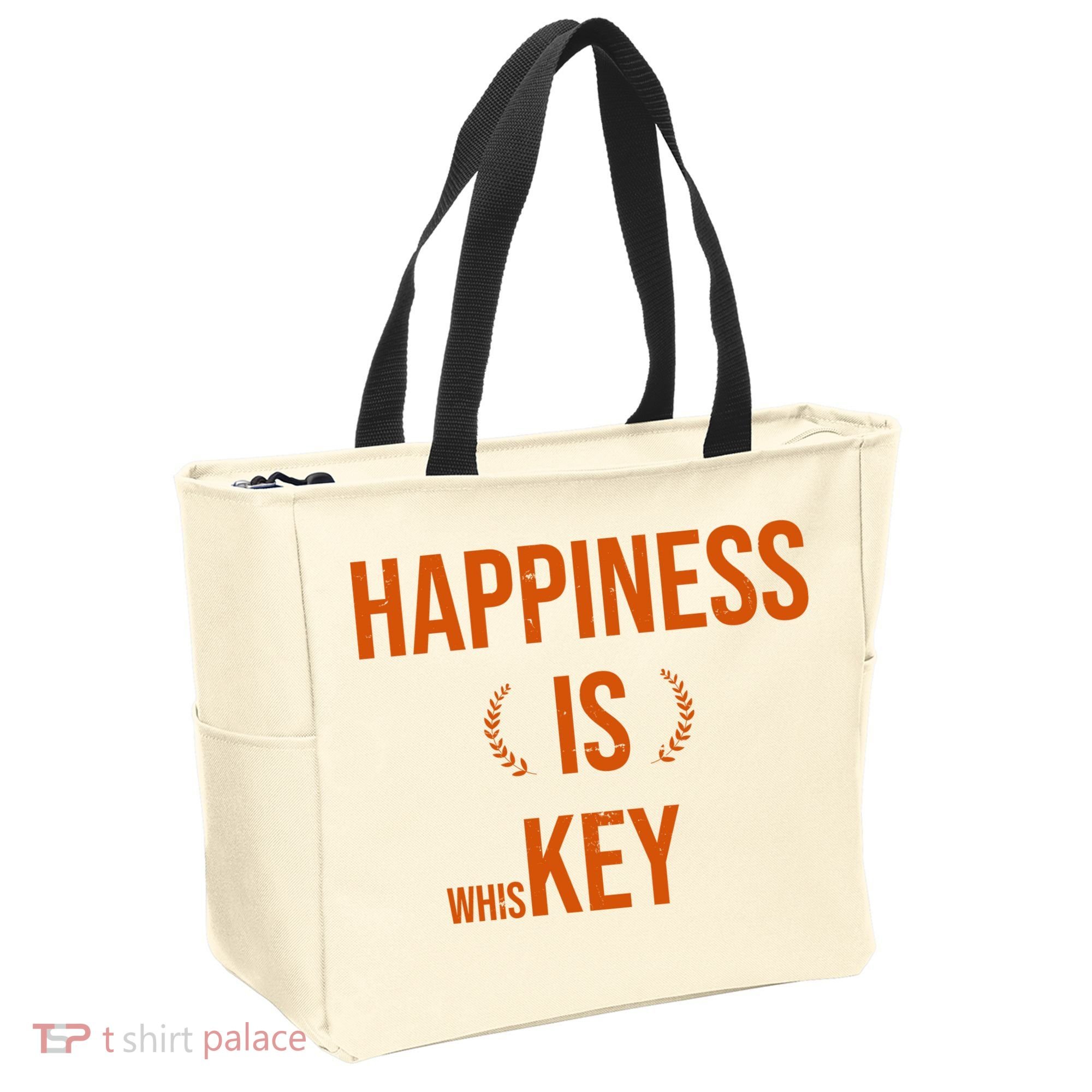 Happiness Is Key (Whiskey) Tote Bag