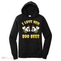 Halloween I Love Her Boo Bees Funny Women's Hoodie thumb 0