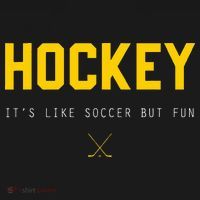 Hockey ItS Like Soccer But Fun Women's Hoodie thumb 2