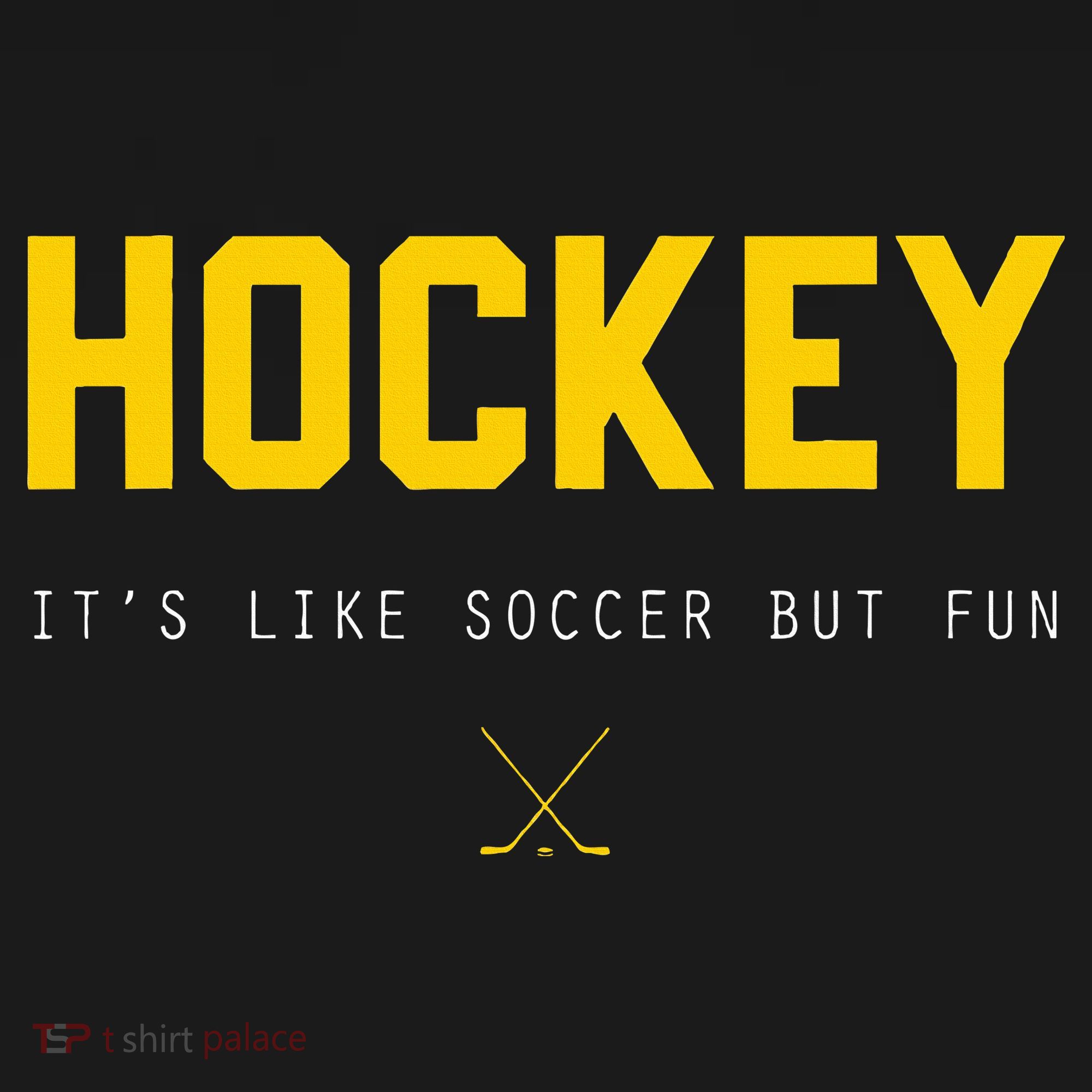 Hockey ItS Like Soccer But Fun Ornament