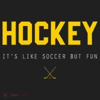 Hockey ItS Like Soccer But Fun Hat thumb 2