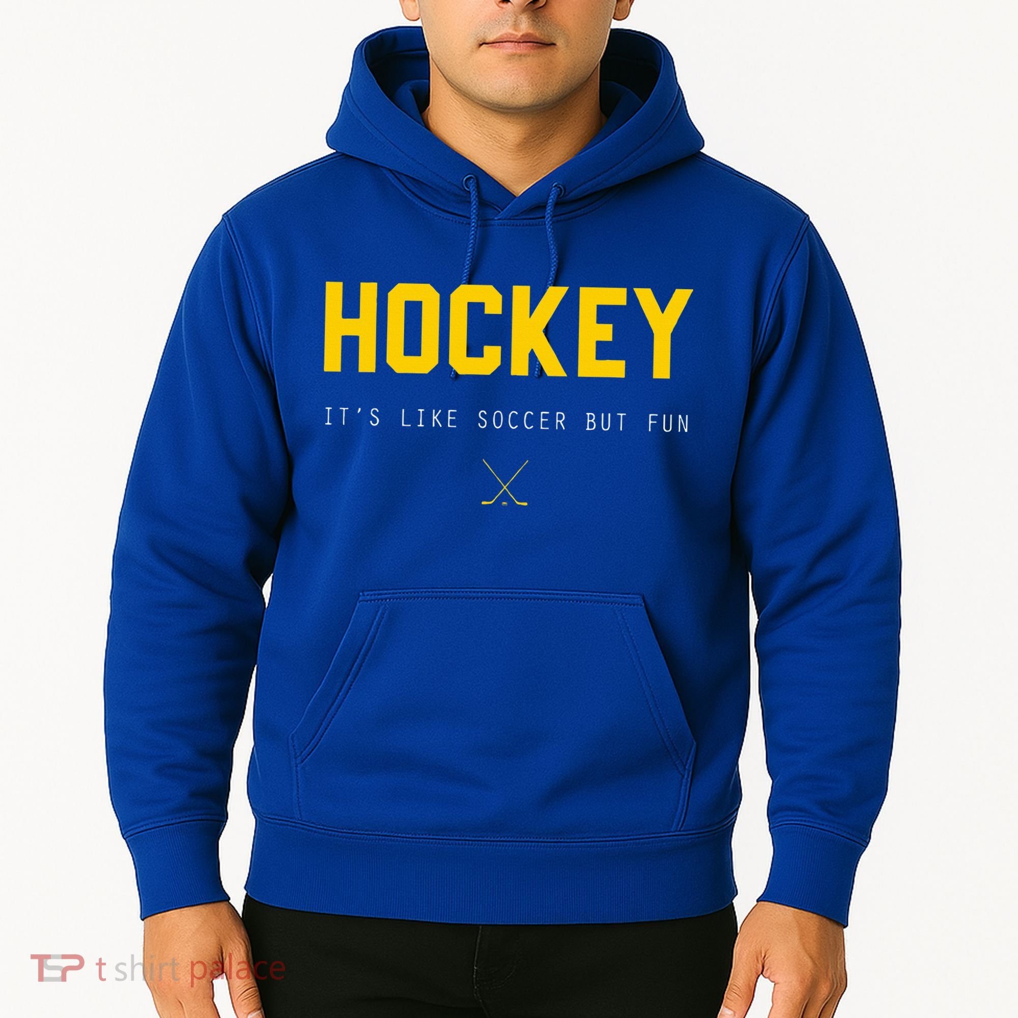 Hockey ItS Like Soccer But Fun Hoodie