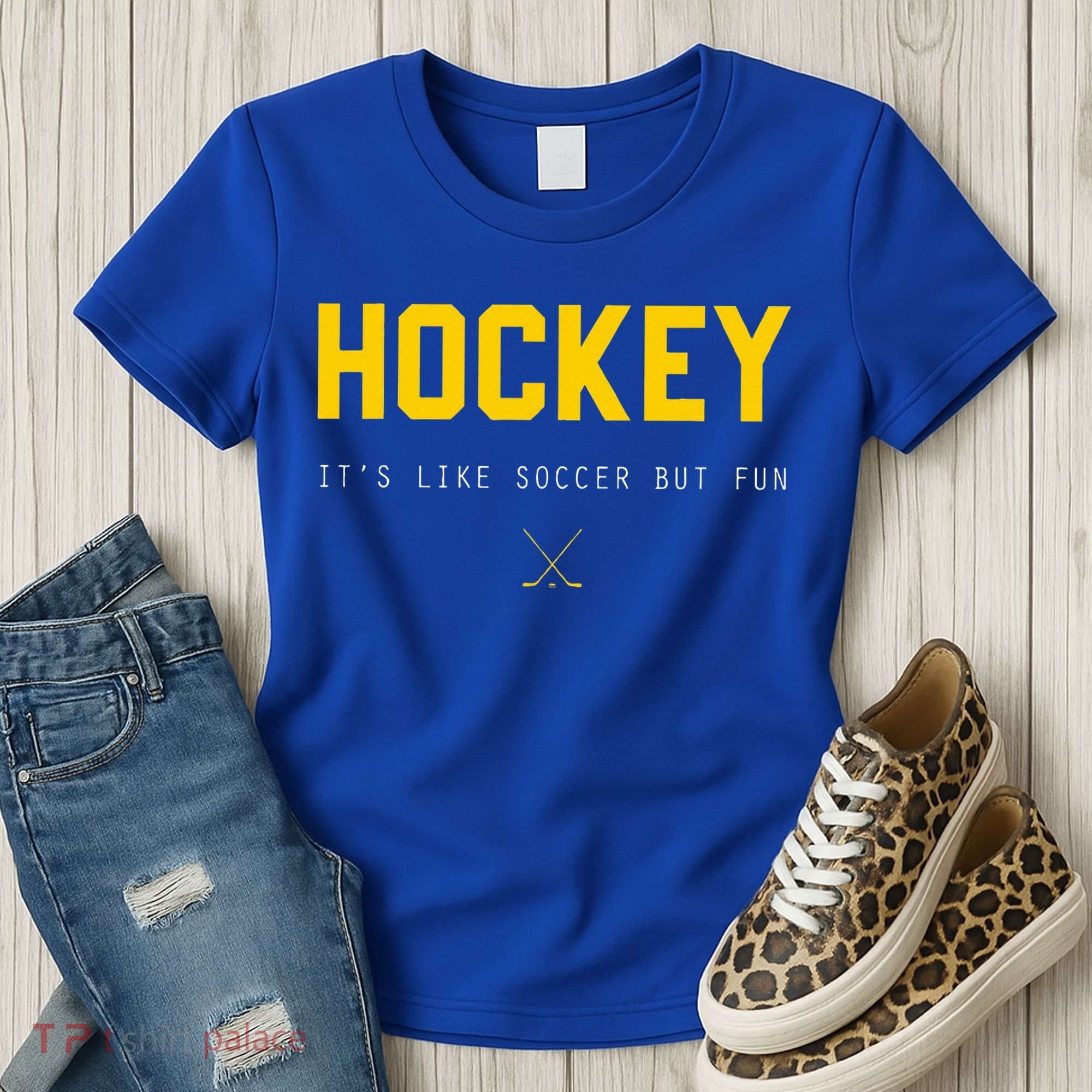 Hockey ItS Like Soccer But Fun Women's T-Shirt