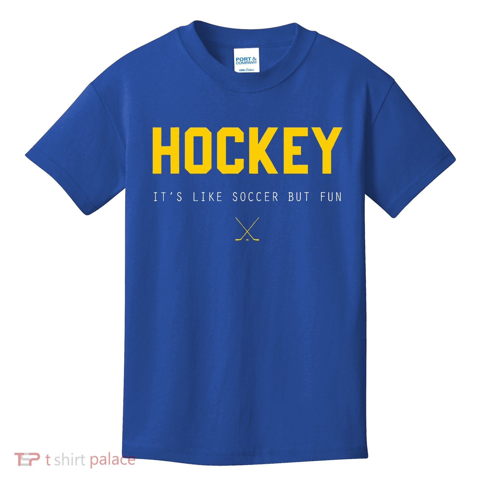 Hockey ItS Like Soccer But Fun Kids T-Shirt