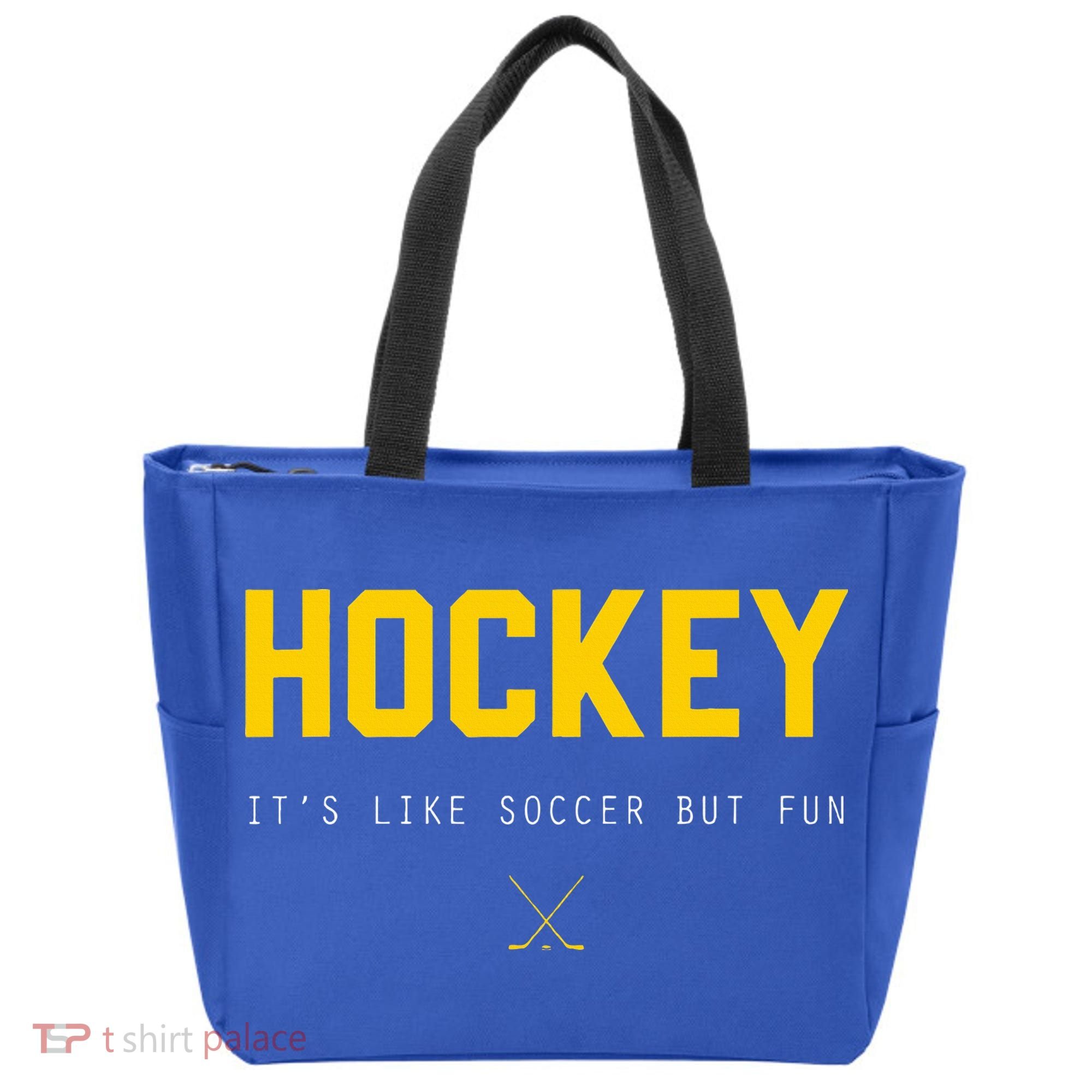 Hockey ItS Like Soccer But Fun Tote Bag