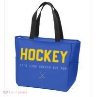 Hockey ItS Like Soccer But Fun Tote Bag thumb 3