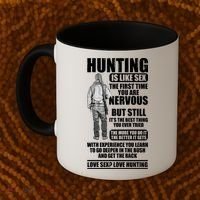 Hunting Is Like Sex Coffee Mug thumb 2