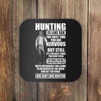 Hunting Is Like Sex Coaster thumb 0