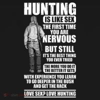 Hunting Is Like Sex Women's Hoodie thumb 2