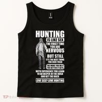 Hunting Is Like Sex Tank Top thumb 2