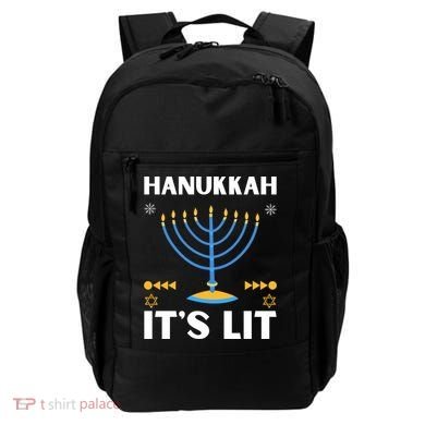 Hanukkah It's Lit Cool Design Backpack