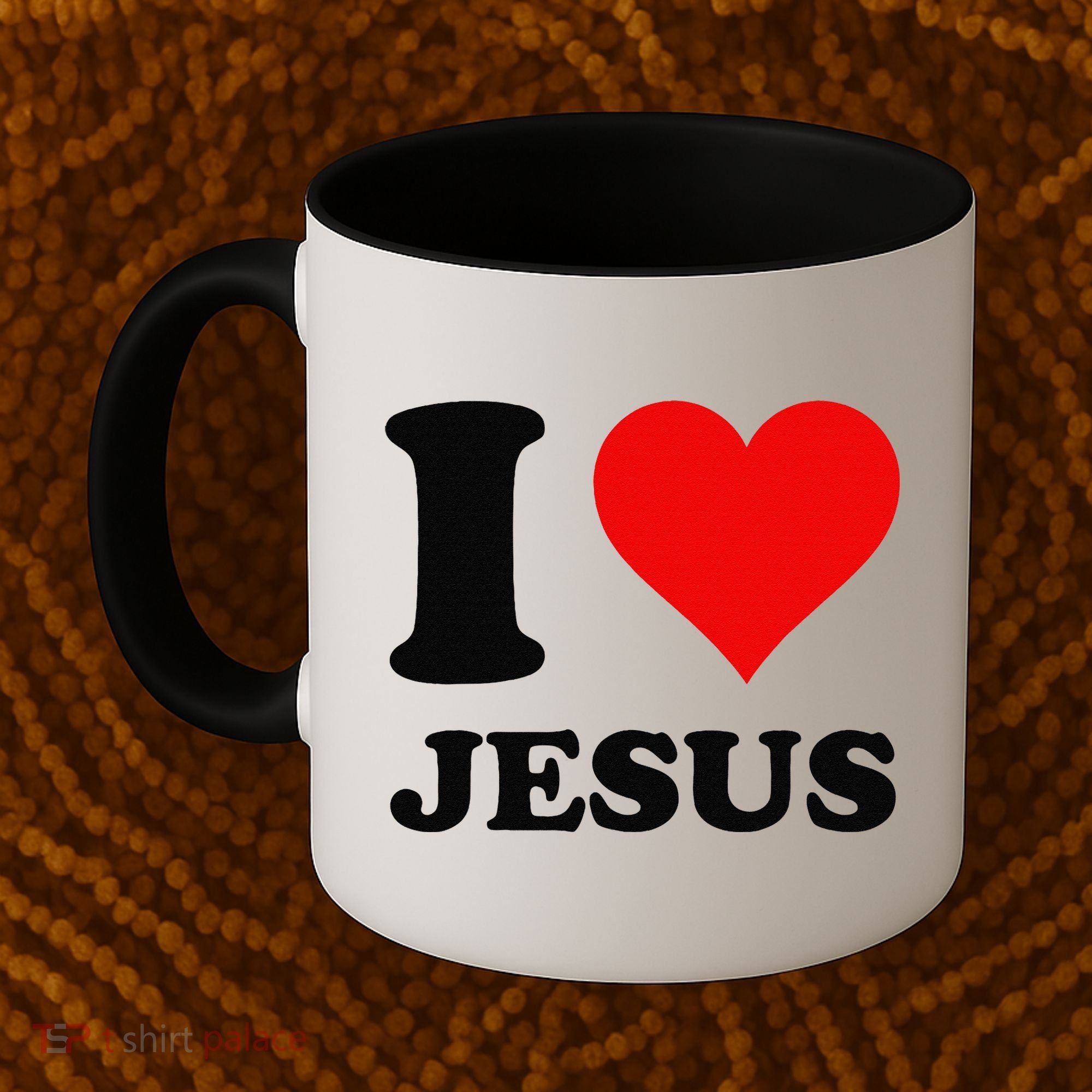 Heart I Love Jesus Coffee Mug