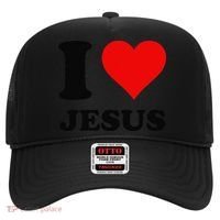 Heart I Love Jesus Hat thumb 0