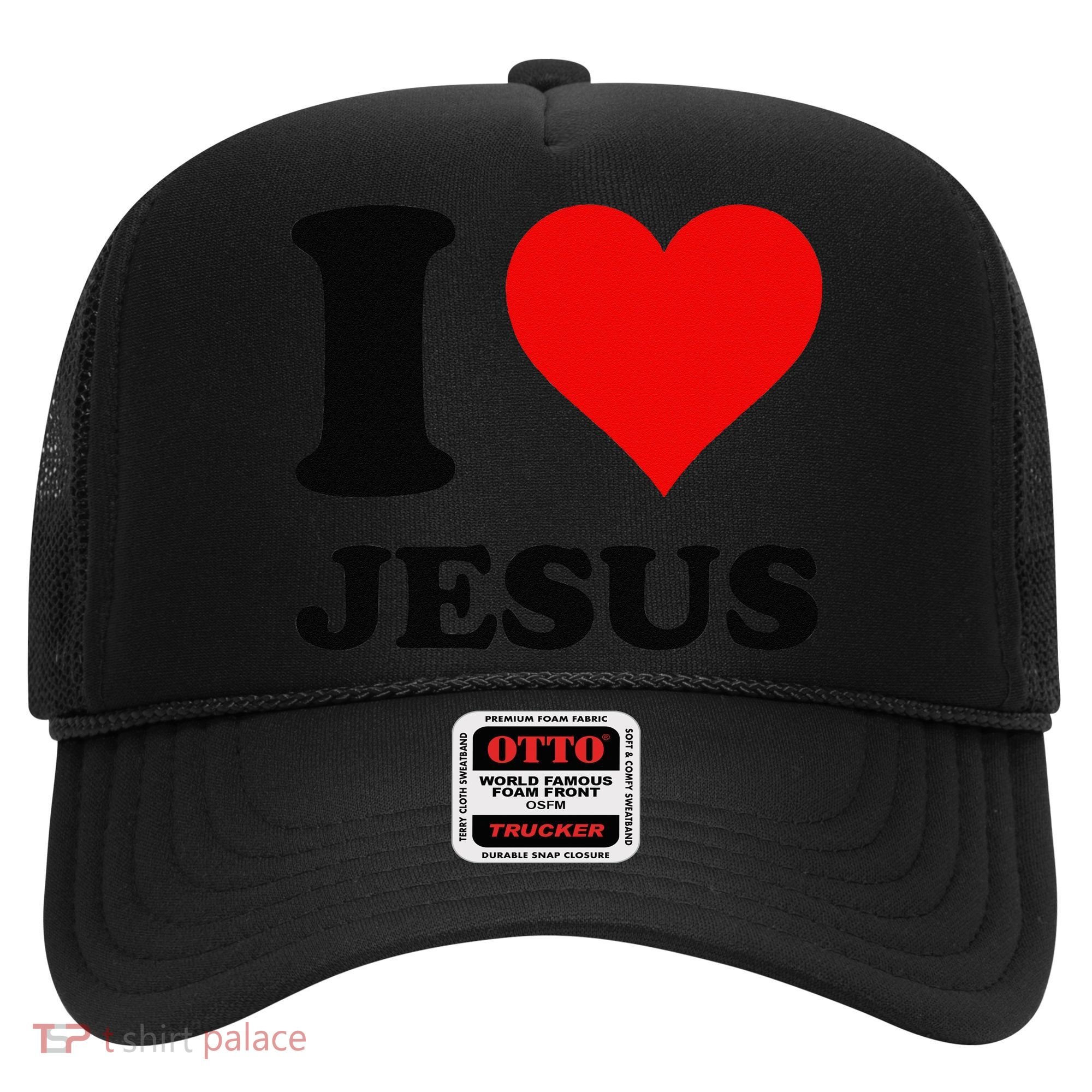 Heart I Love Jesus Hat