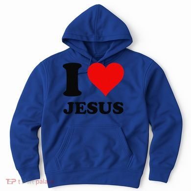 Heart I Love Jesus Hoodie