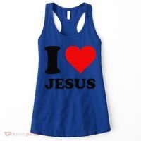 Heart I Love Jesus Women's Tank Top thumb 0