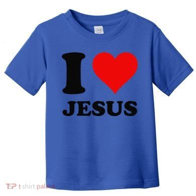 Heart I Love Jesus Toddler T-Shirt