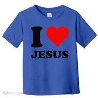 Heart I Love Jesus Toddler T-Shirt thumb 0