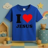 Heart I Love Jesus Toddler T-Shirt thumb 3