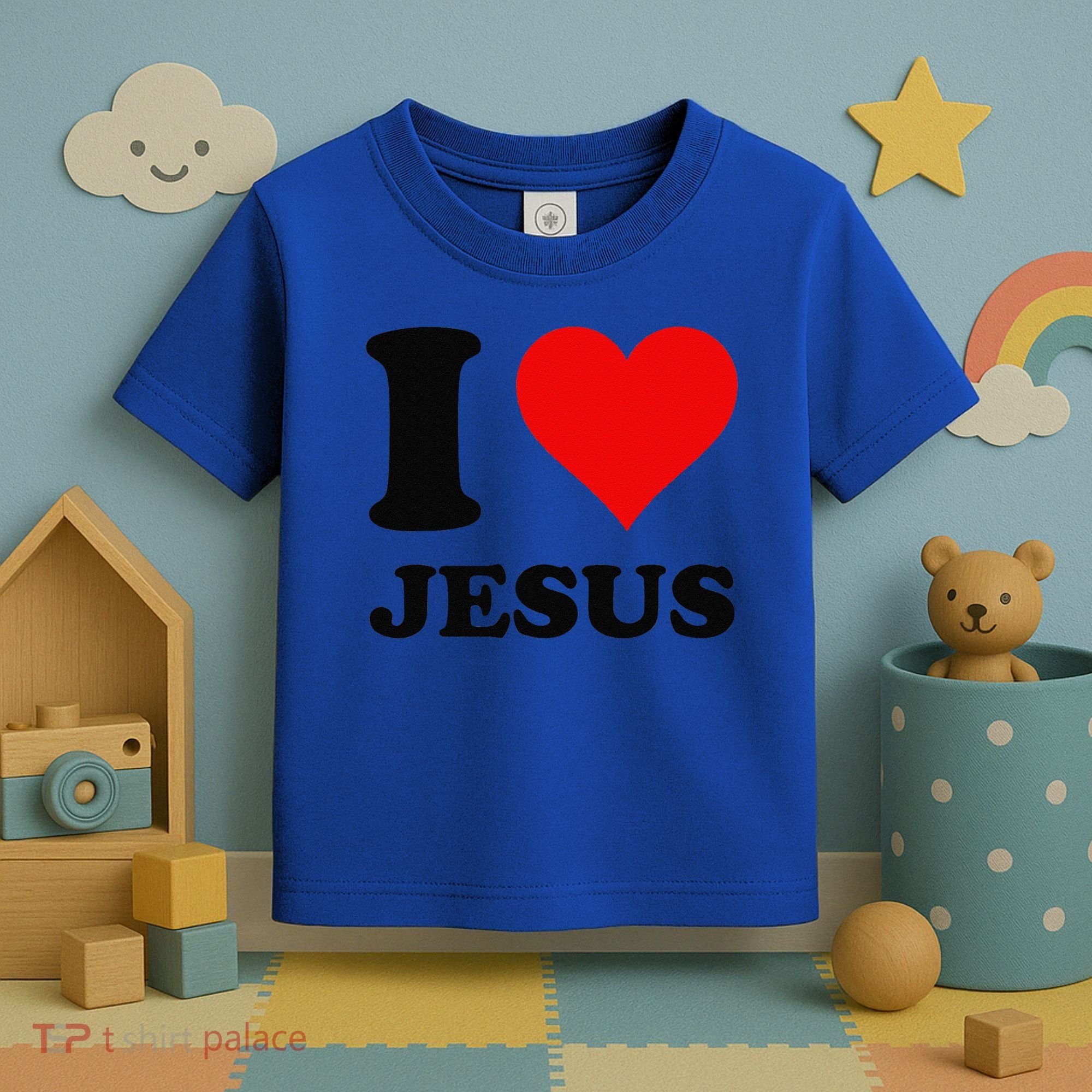 Heart I Love Jesus Toddler T-Shirt