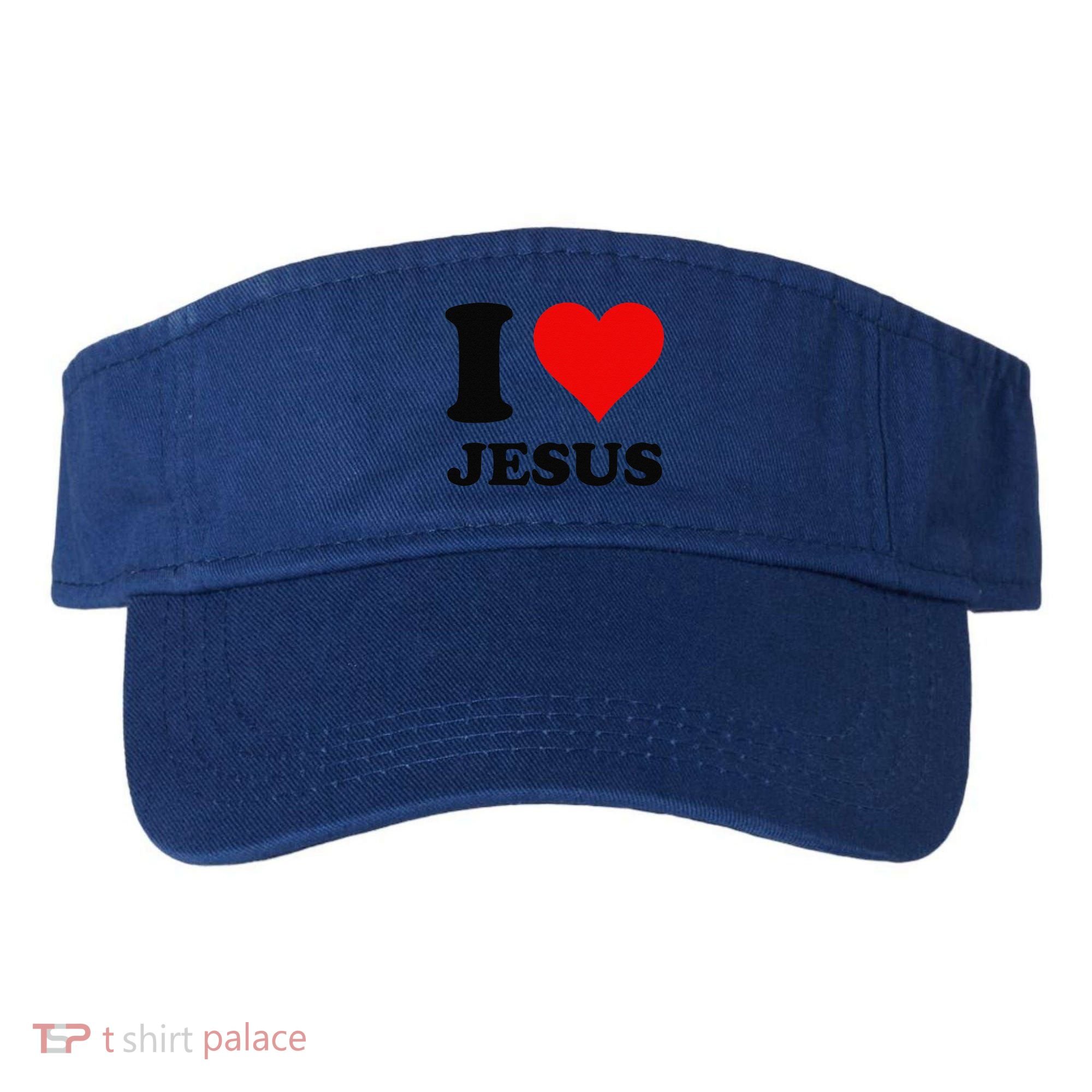 Heart I Love Jesus Visor