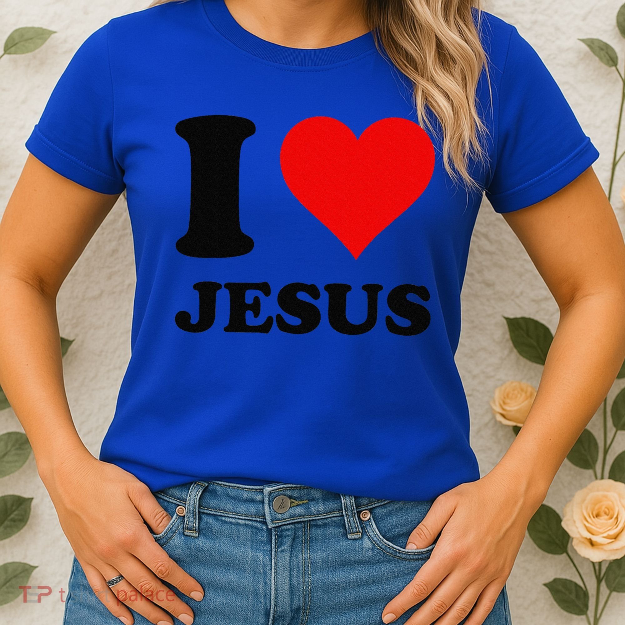 Heart I Love Jesus Women's T-Shirt