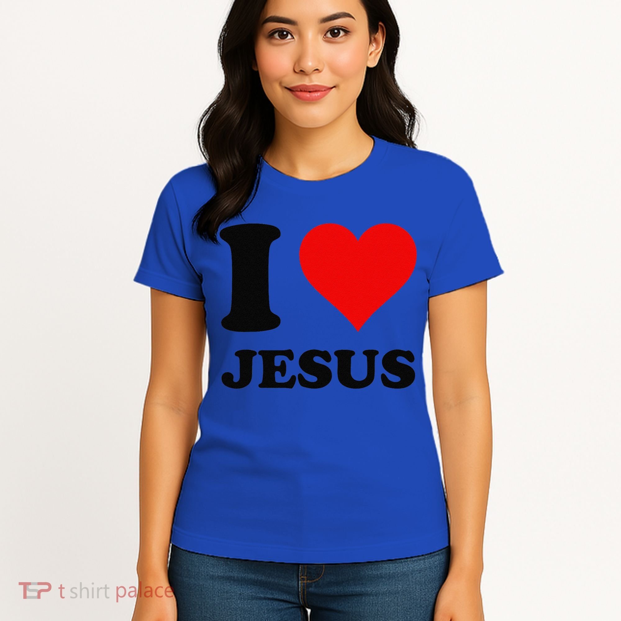Heart I Love Jesus Women's T-Shirt