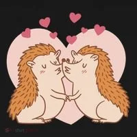 Hedgehogs In Love Bucket Hat thumb 4