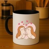 Hedgehogs In Love Coffee Mug thumb 4