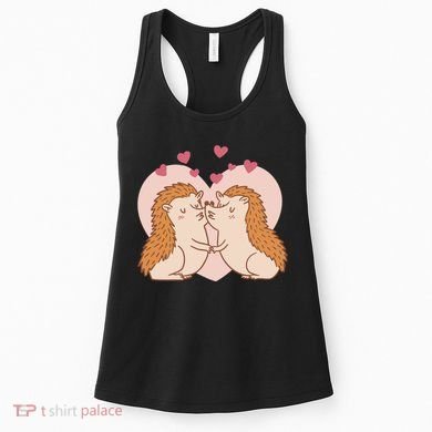 Hedgehogs In Love Women's Tank Top