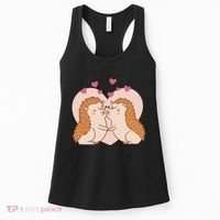 Hedgehogs In Love Women's Tank Top thumb 0