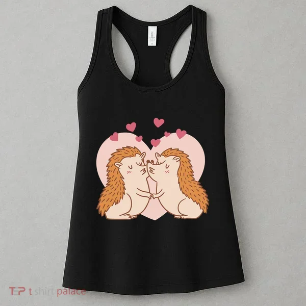 Hedgehogs In Love Women's Tank Top