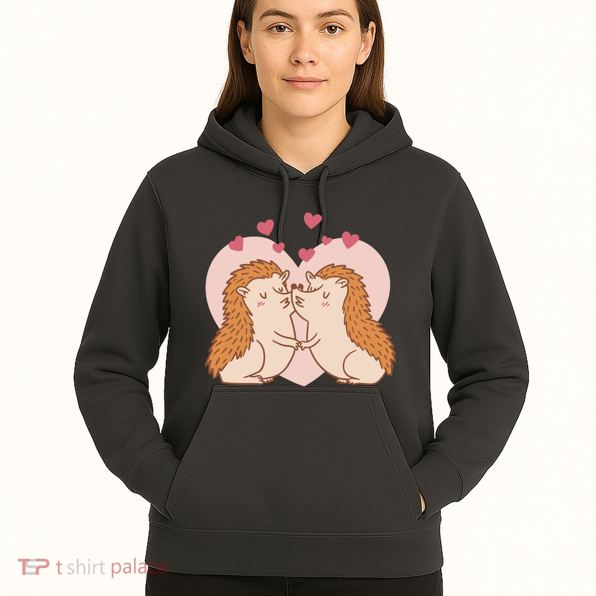 Hedgehogs In Love Hoodie