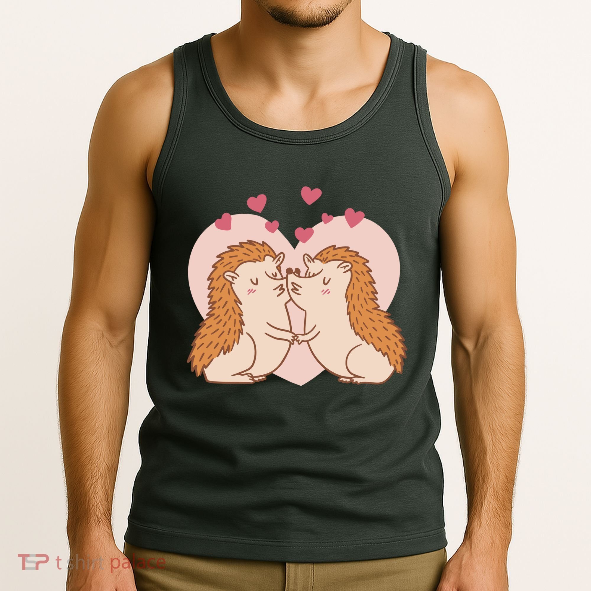 Hedgehogs In Love Tank Top