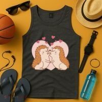 Hedgehogs In Love Tank Top thumb 4
