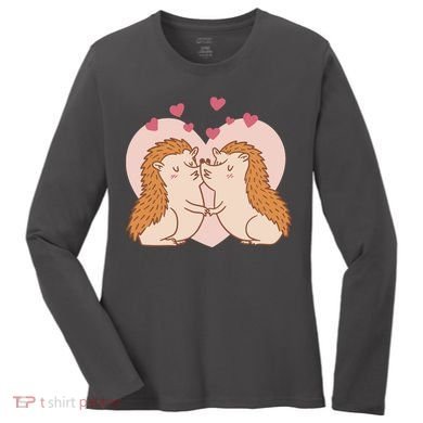 Hedgehogs In Love Women's Long Sleeve Shirt