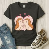 Hedgehogs In Love Women's T-Shirt thumb 3