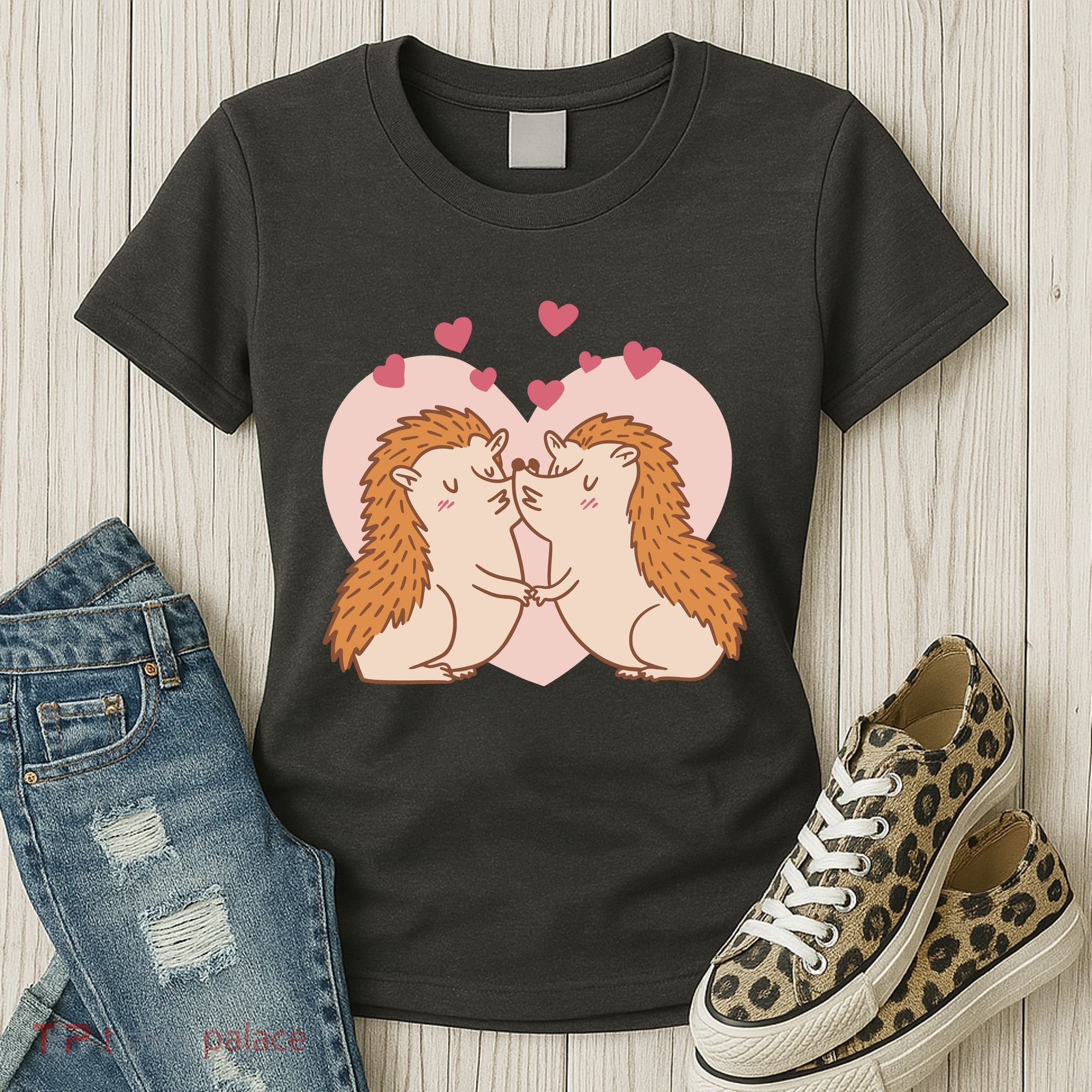 Hedgehogs In Love Women's T-Shirt